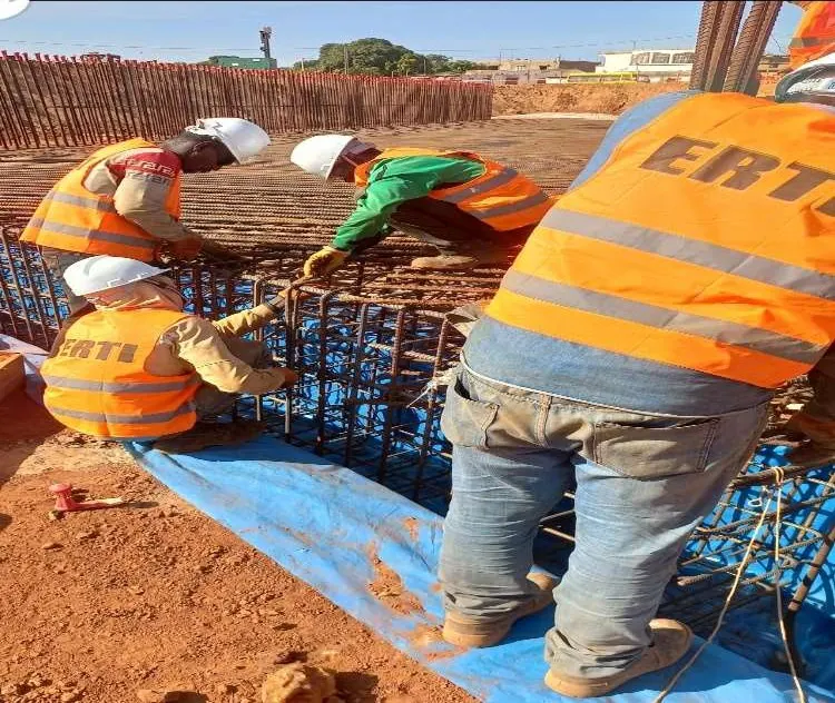 Ferraillage d’une semelle au PK37