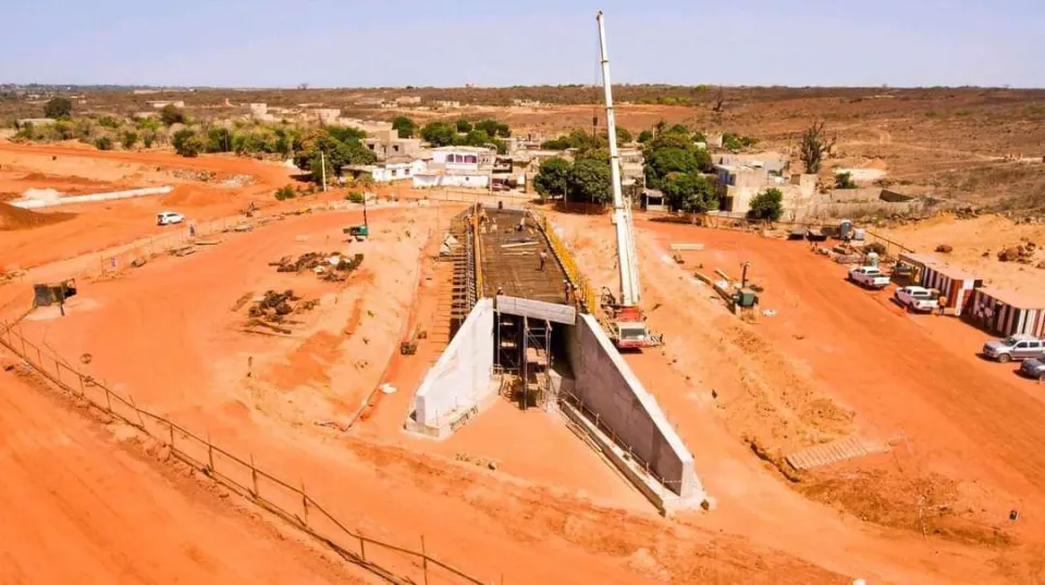 Ferraillage du tablier de l’ouvrage hydraulique du PK45